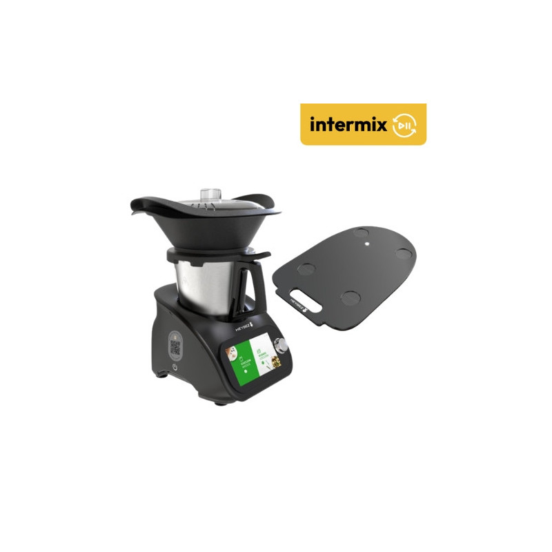 Combo Robot de cocina HEYBEZ PMIX08 Negra + Base Negra
